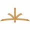 Ekena Millwork Davenport Rough Sawn Timber Gable Bracket, Western Red Cedar, 72"W x 33"H x 4"D x 4"F, 11/12 Pitch GBW072X33X0404DAV00RWR - alternate 1